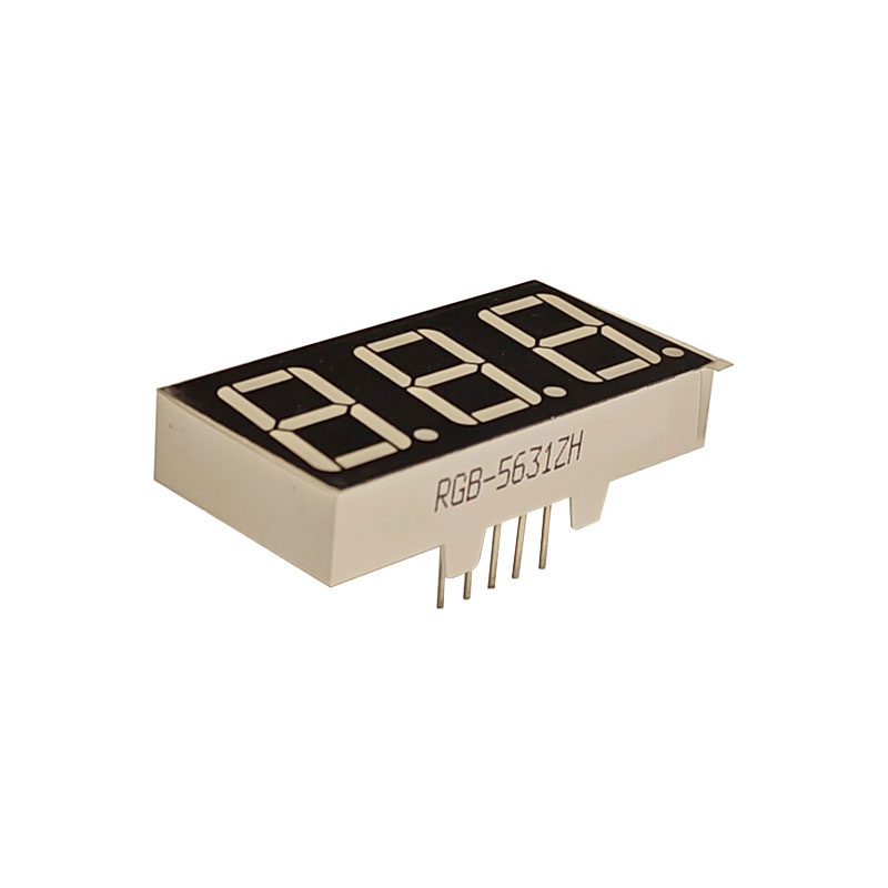 Three Digit 7-Segment LED Displays